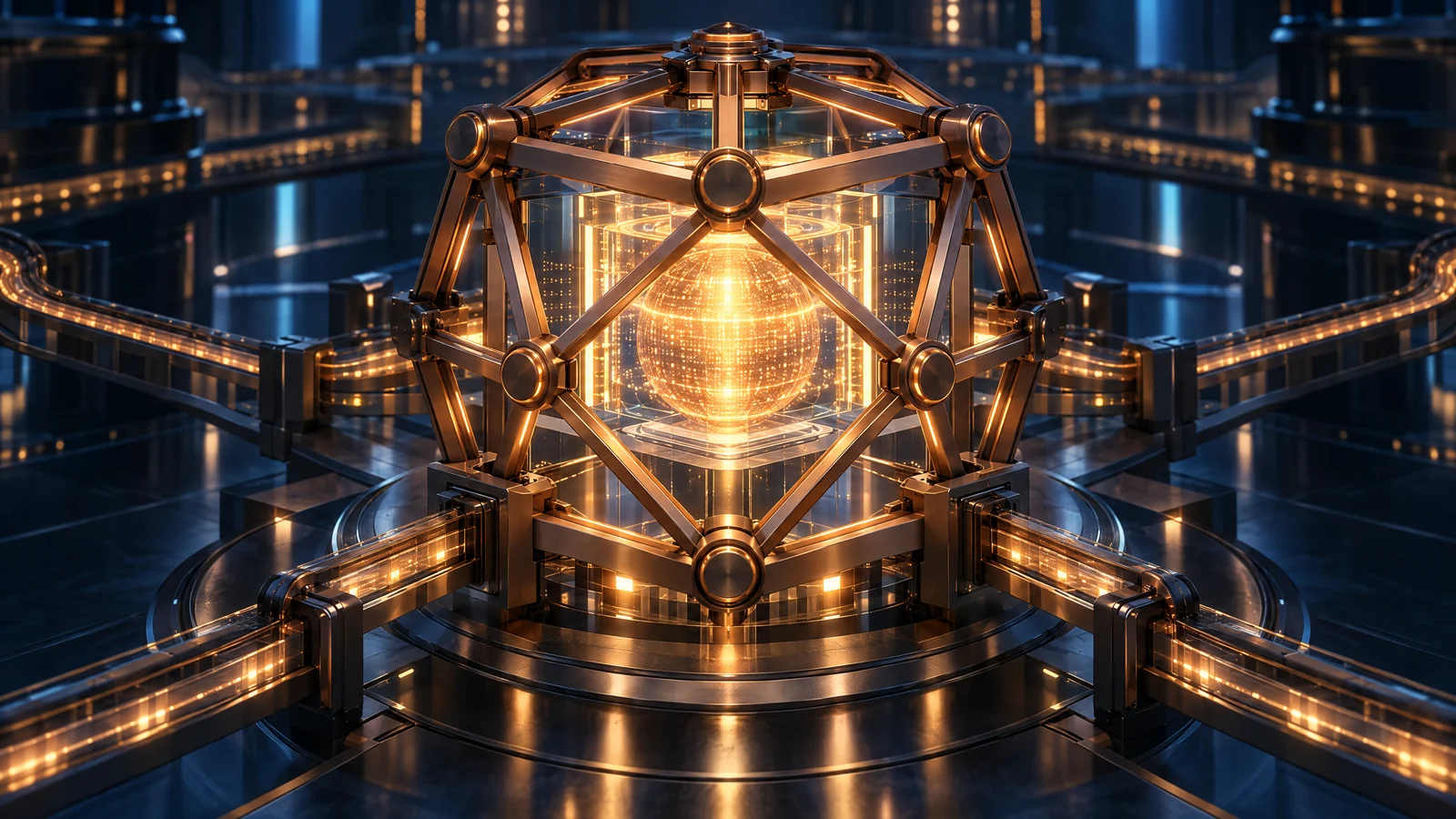 Protected data core inside a precise copper systems architecture.
